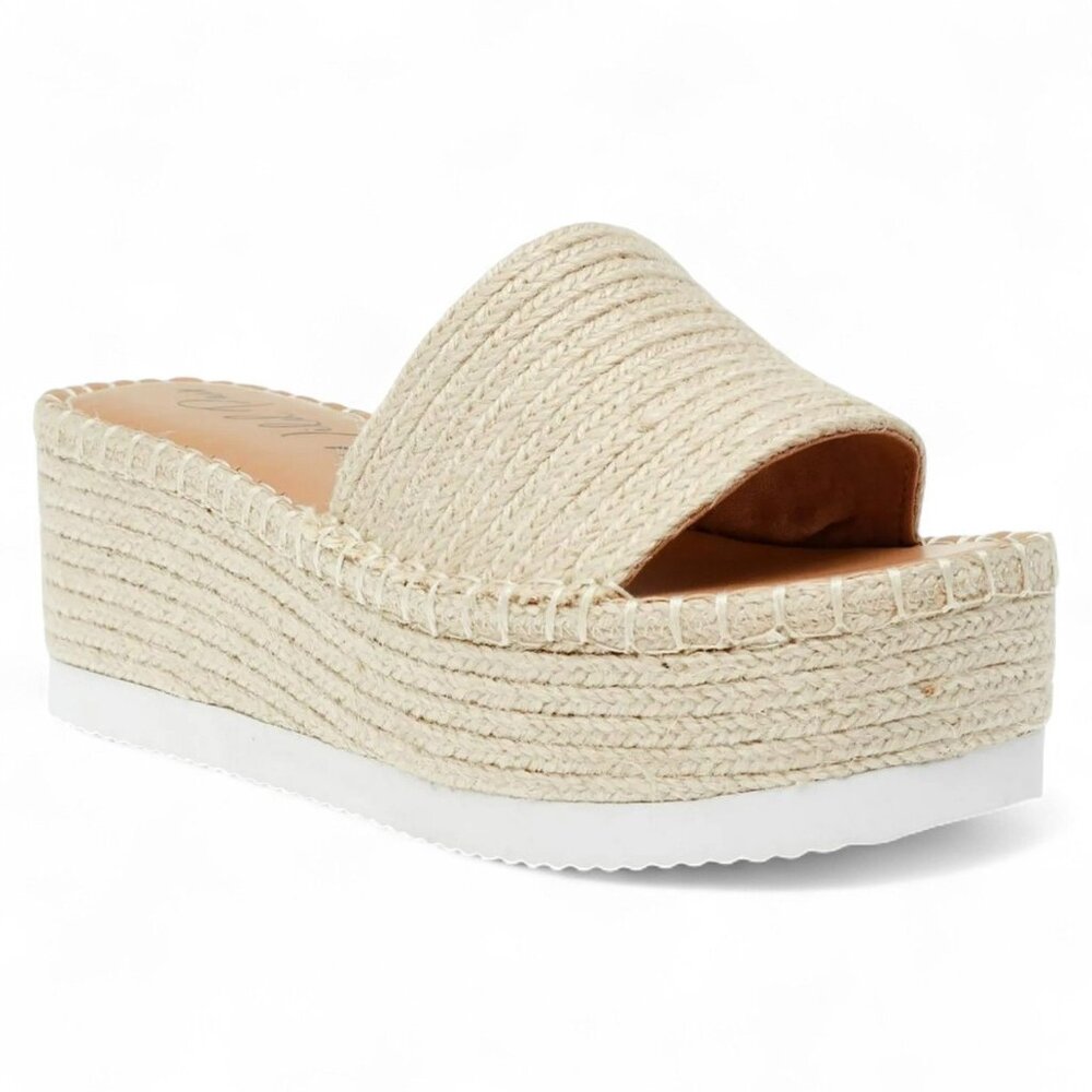 Wild Pair Cream Platform Sandals